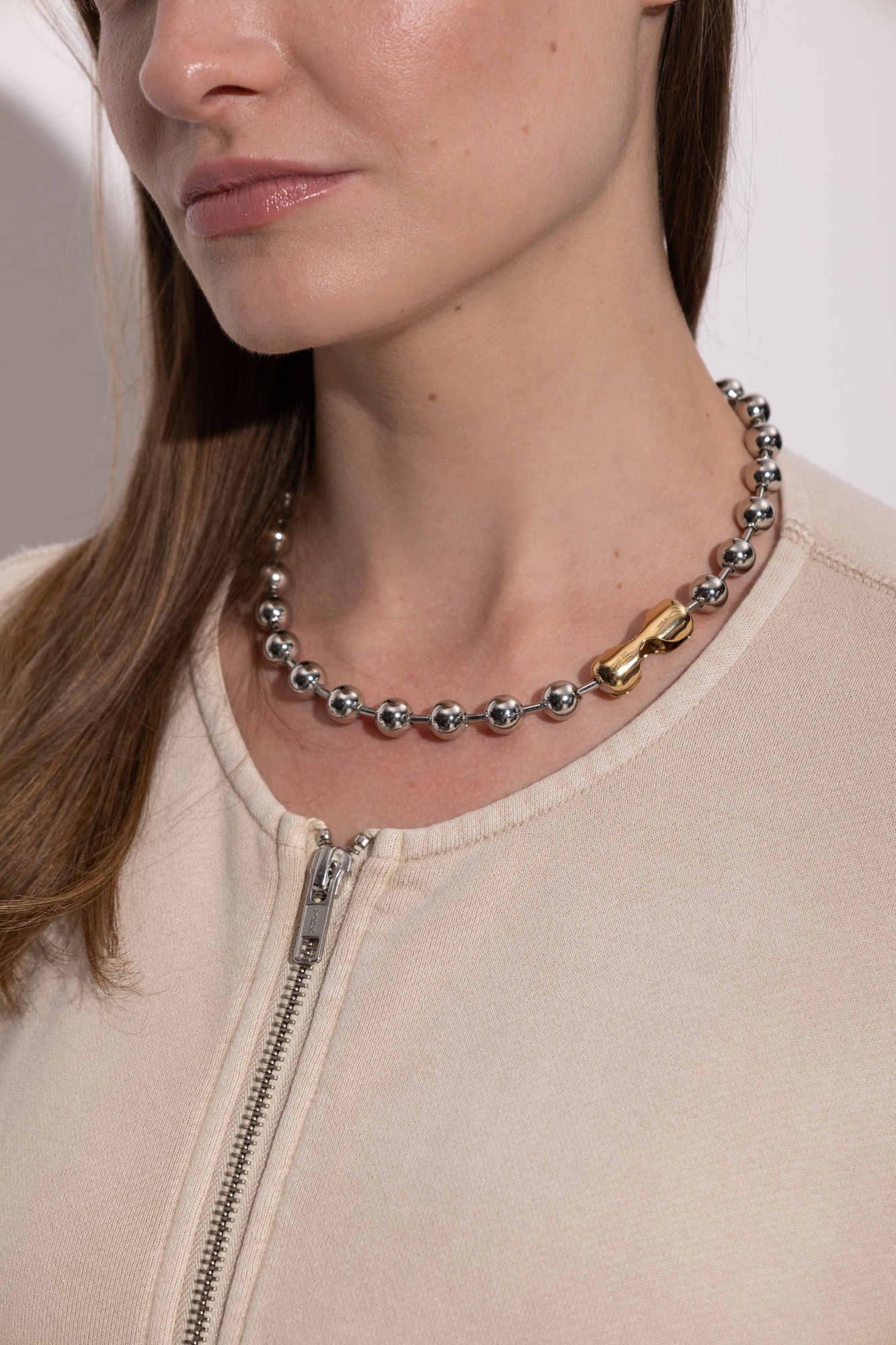MM6 Maison Margiela Brass necklace | Women's | Vitkac